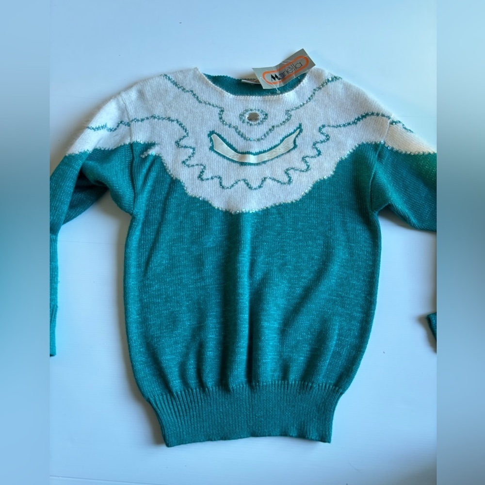 Mariella Angora Wool Sweater Medium Vintage